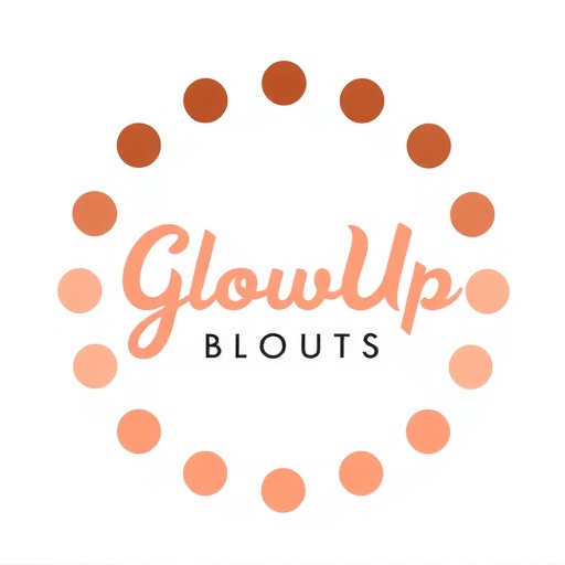 GlowUp Beauty Blog Logo